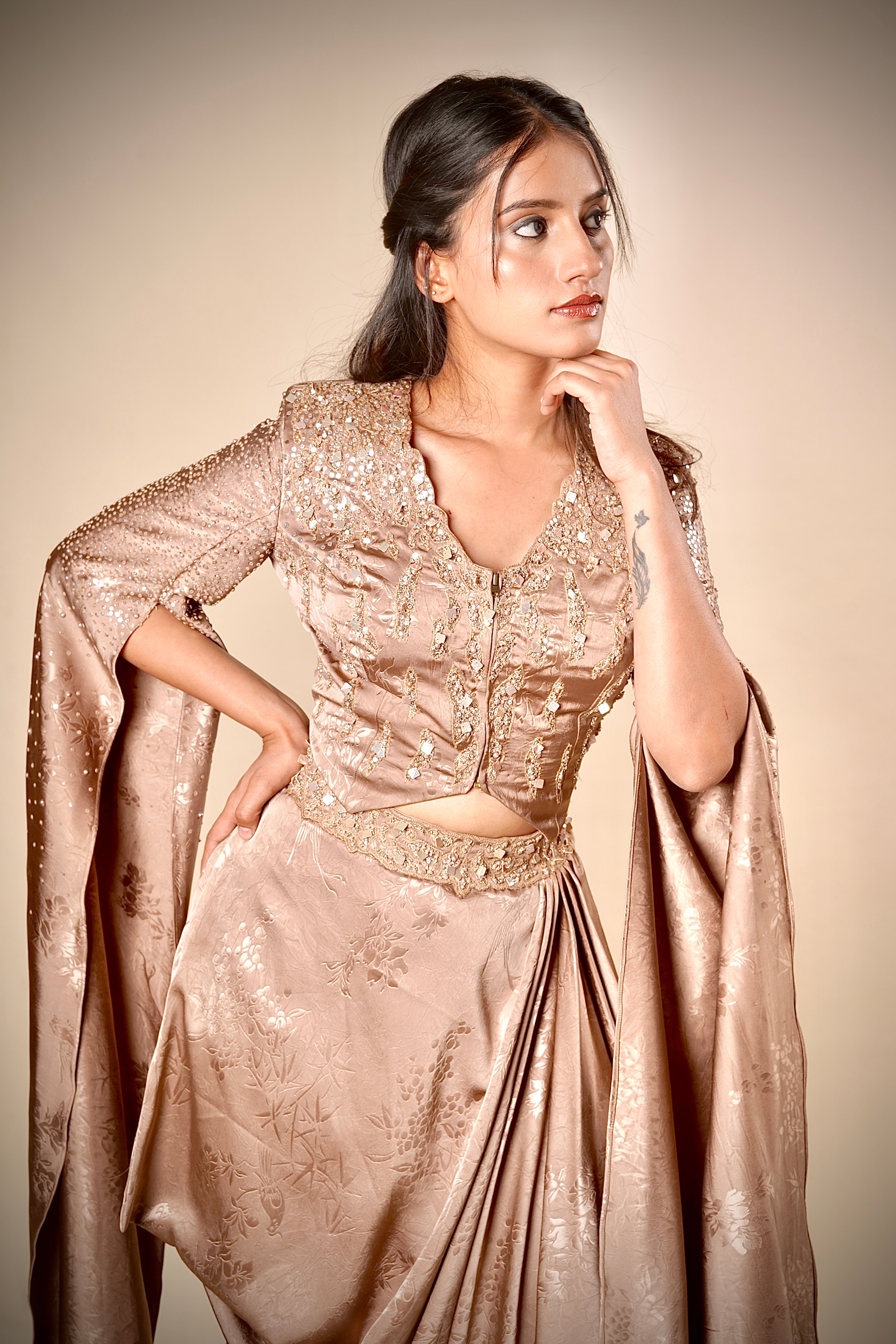 Celestia handcrafted drape