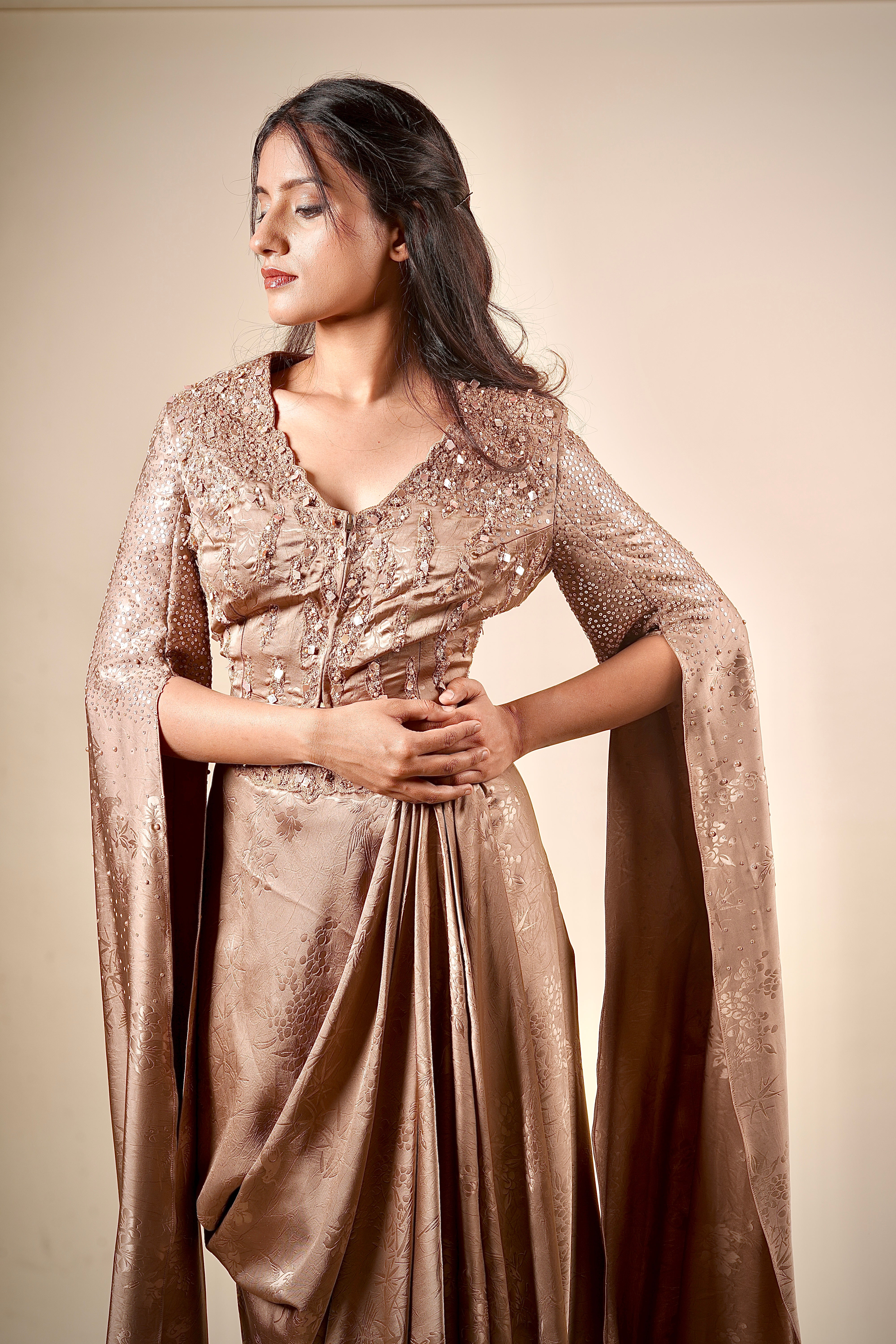 Celestia handcrafted drape
