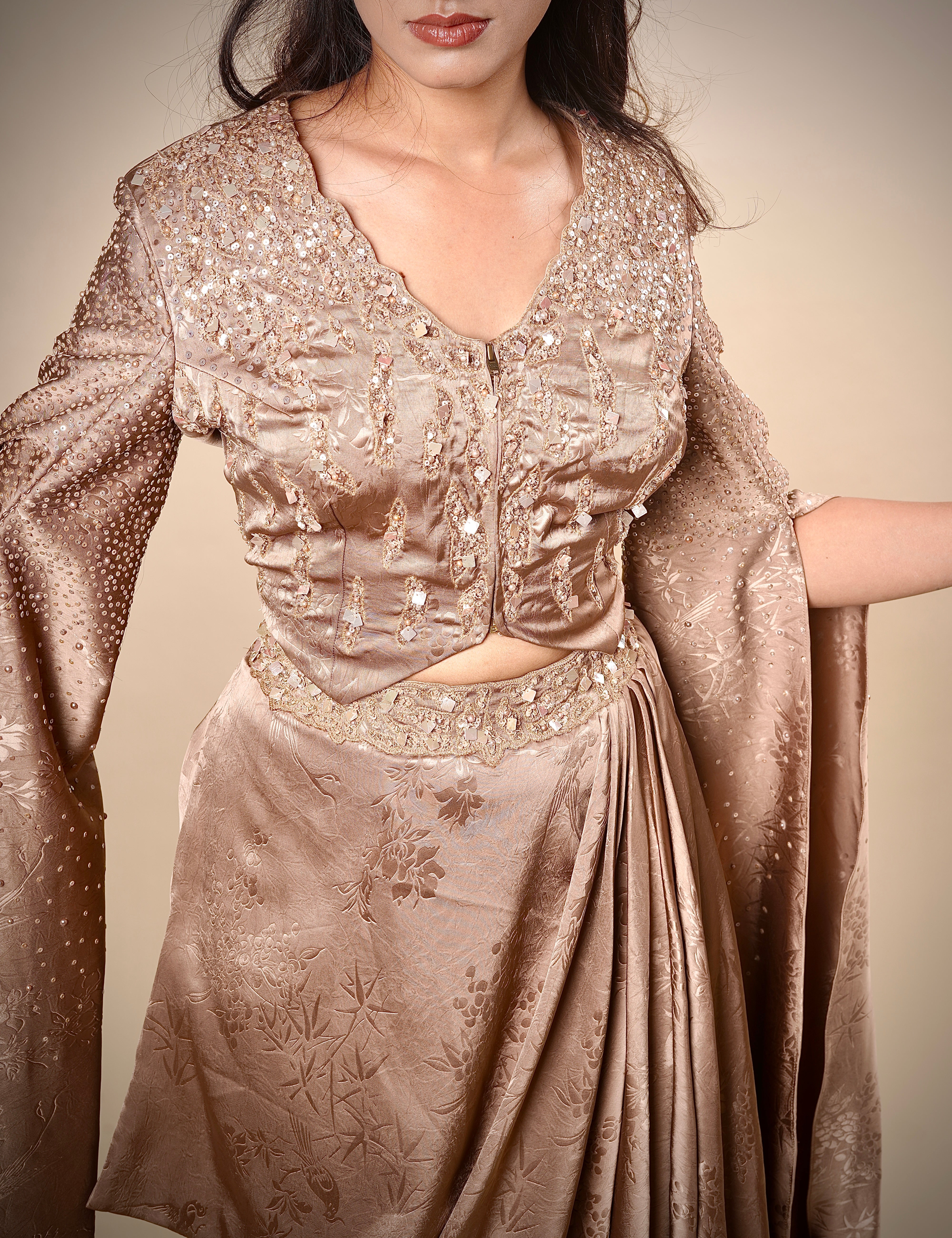 Celestia handcrafted drape