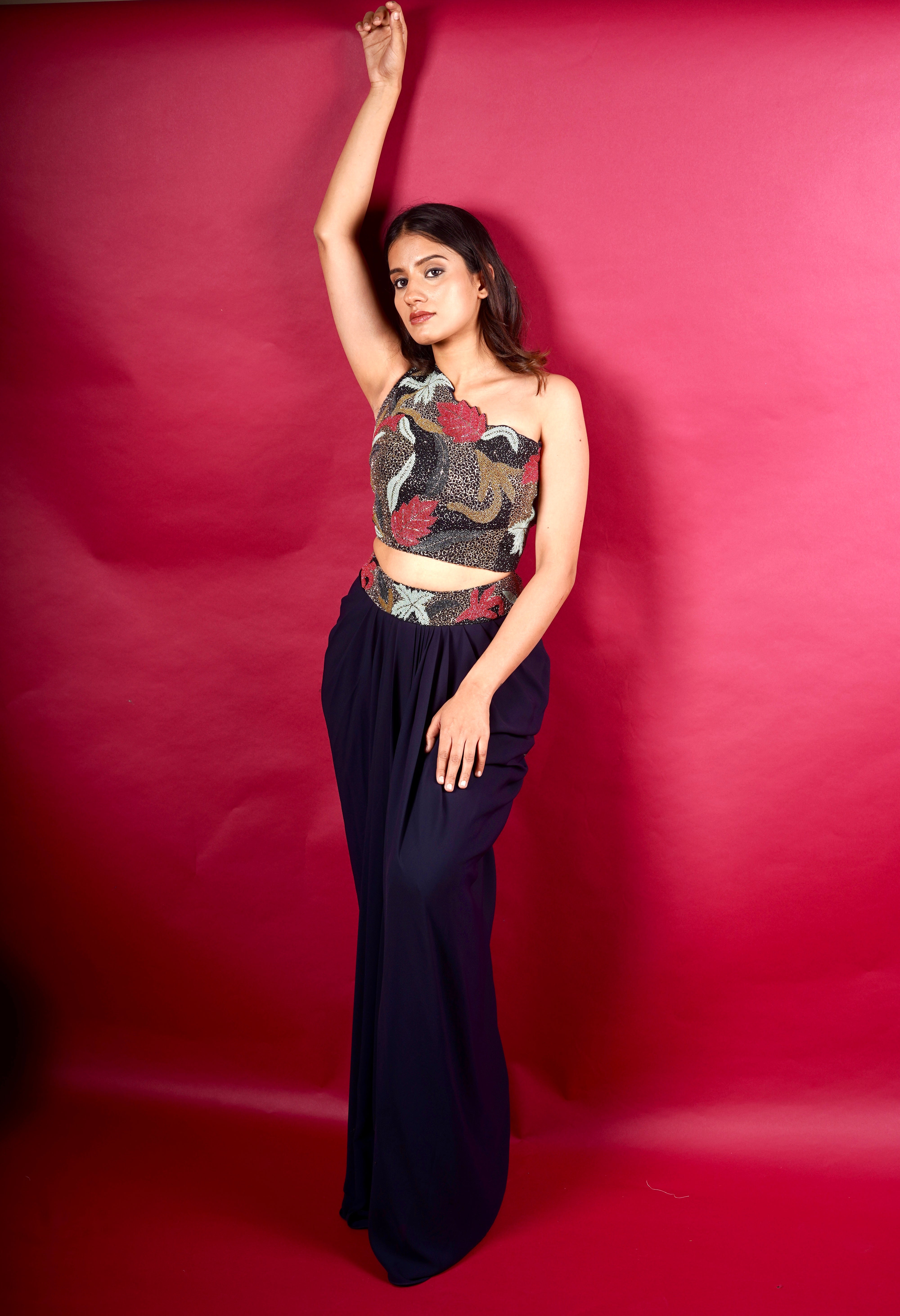 Elysian off shoulder drape