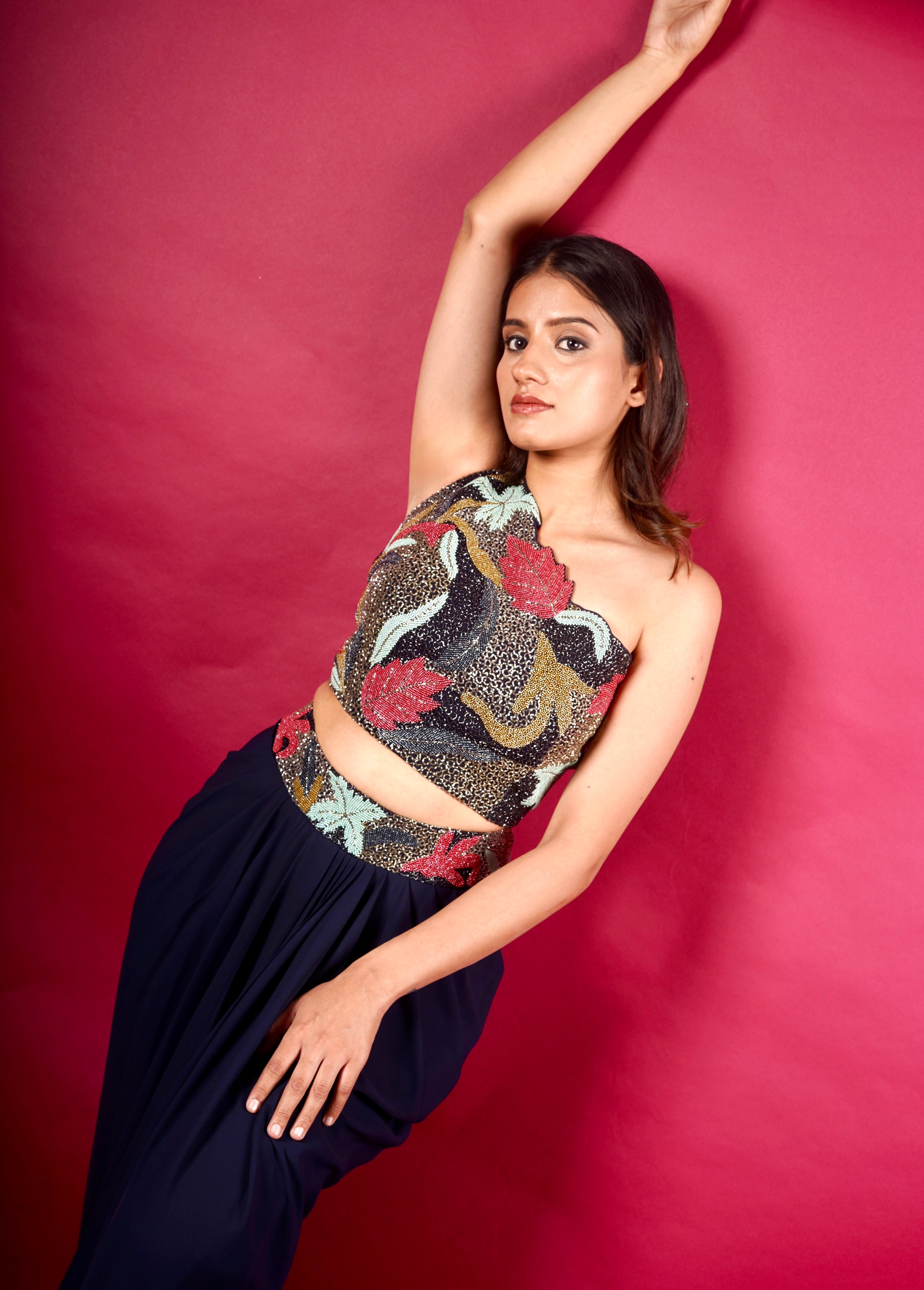 Elysian off shoulder drape