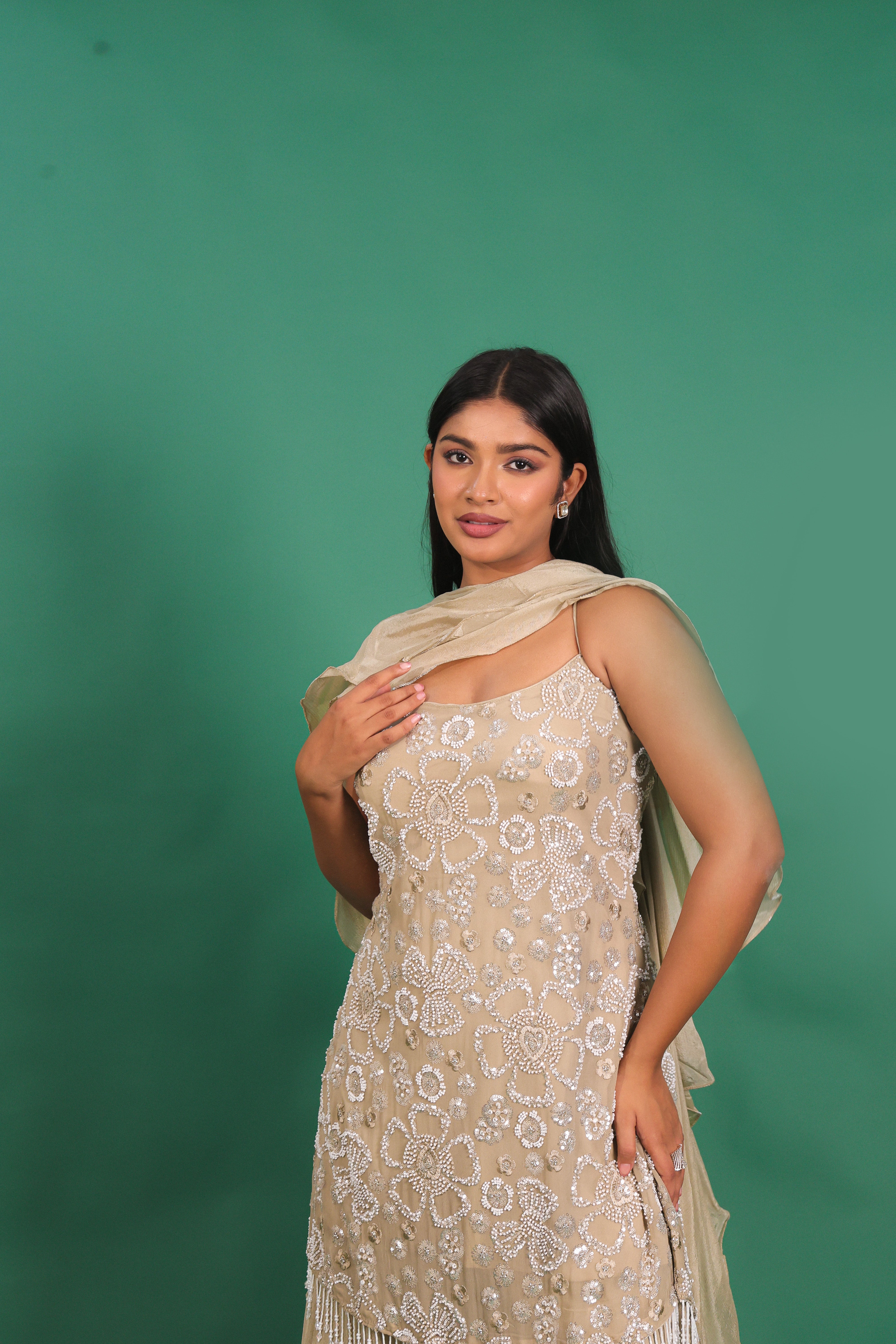 MODERN SHARARA SET