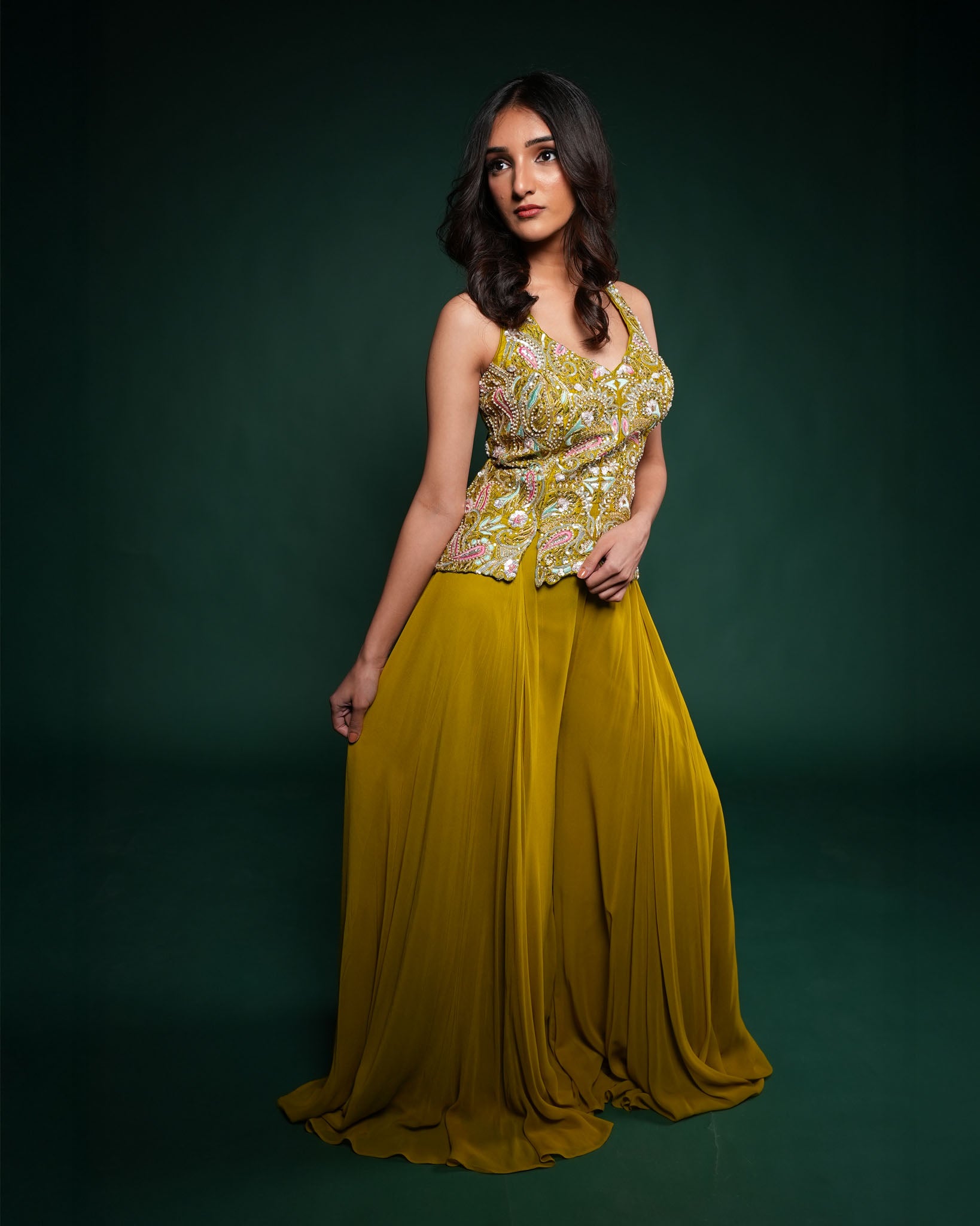 Sculpted palazzo set