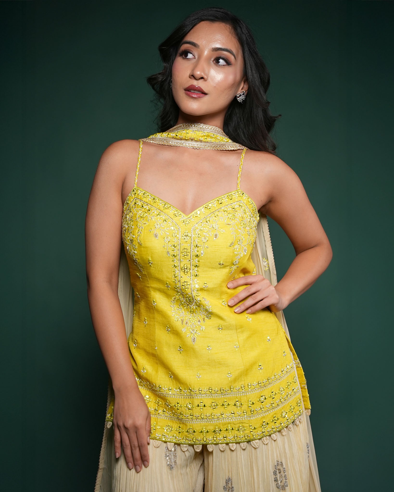 Mirrior sharara set