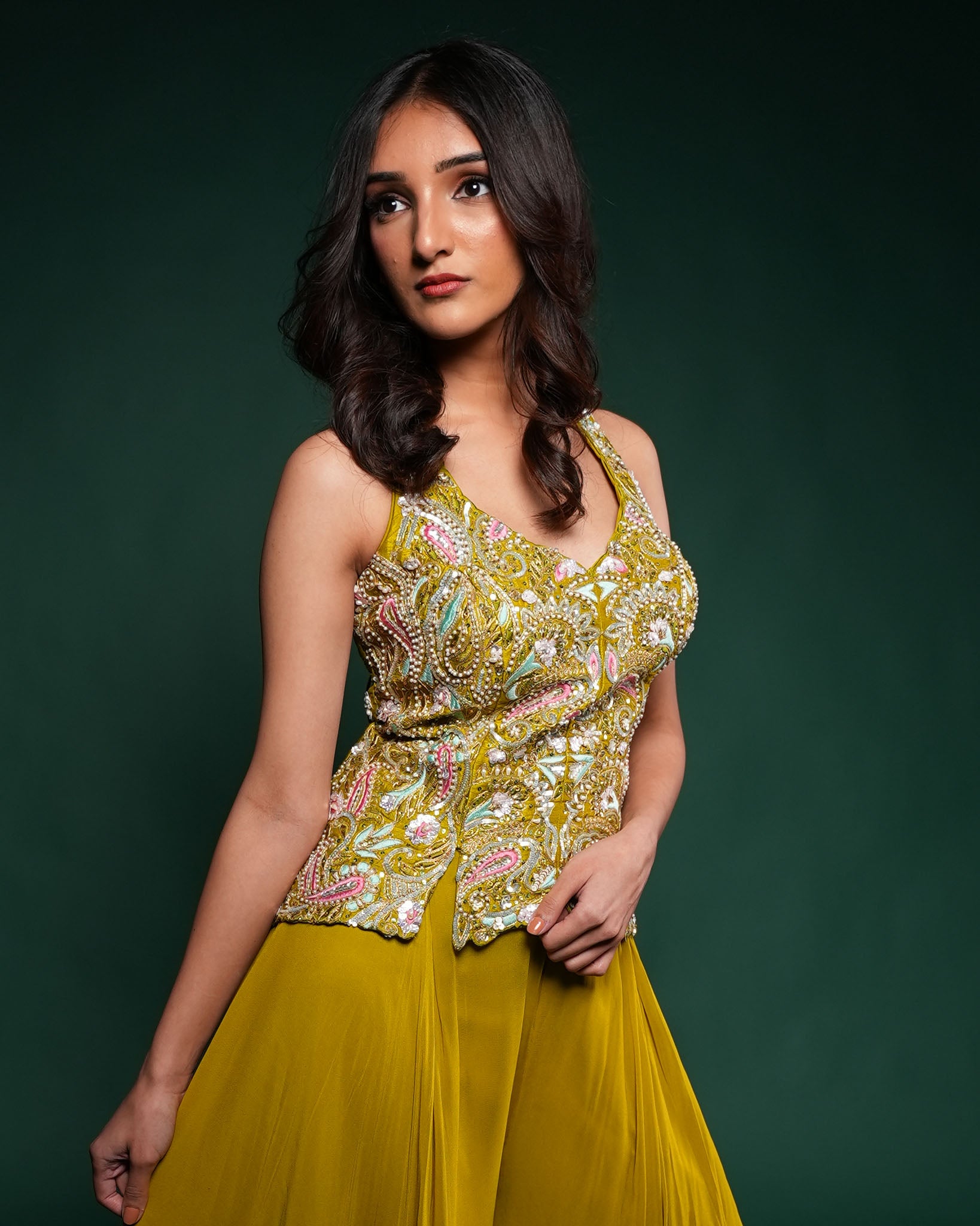 Sculpted palazzo set