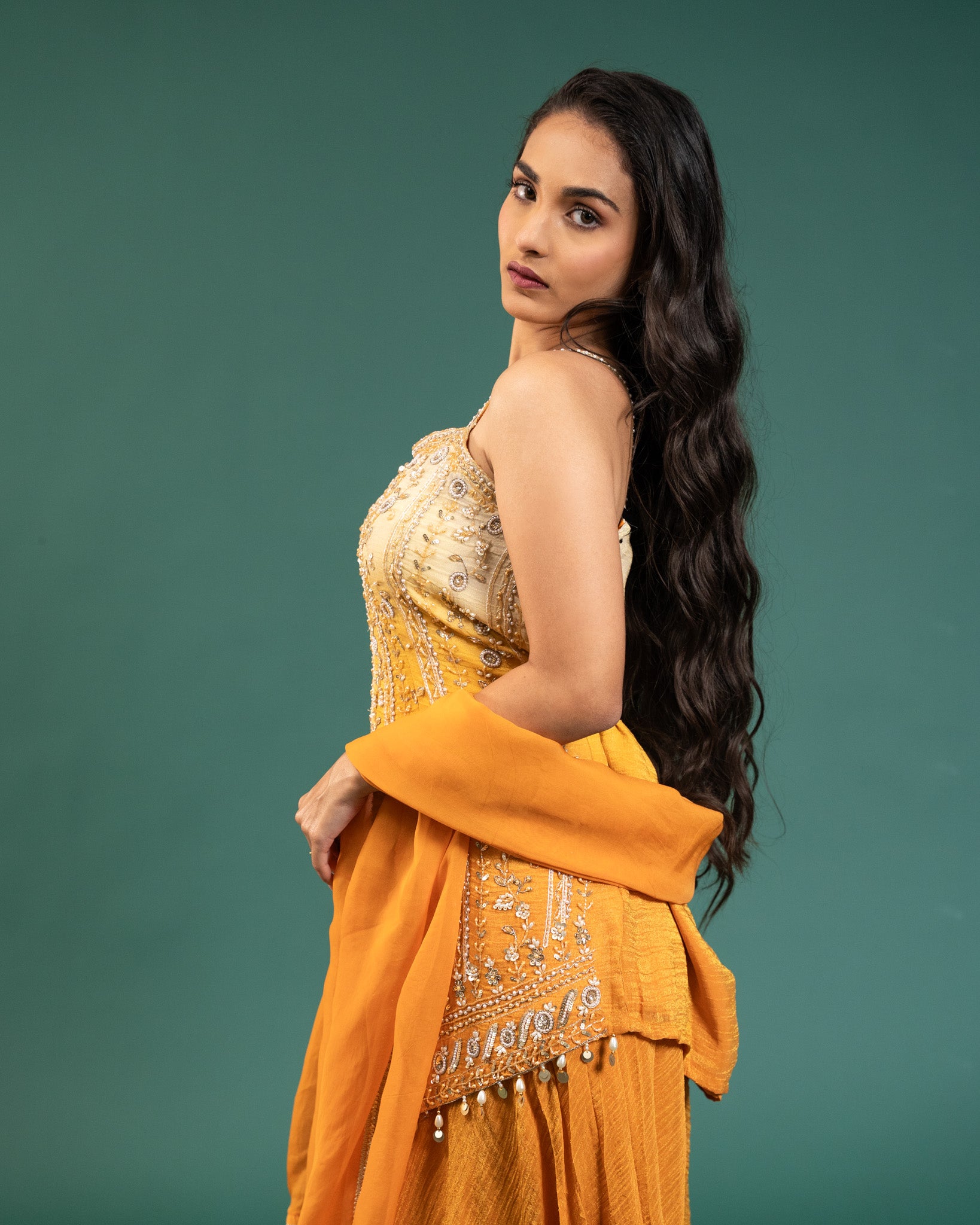 MODERN SHARARA SET