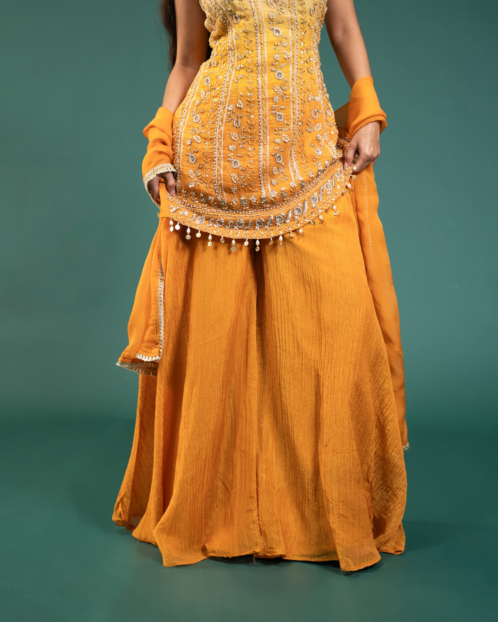 MODERN SHARARA SET