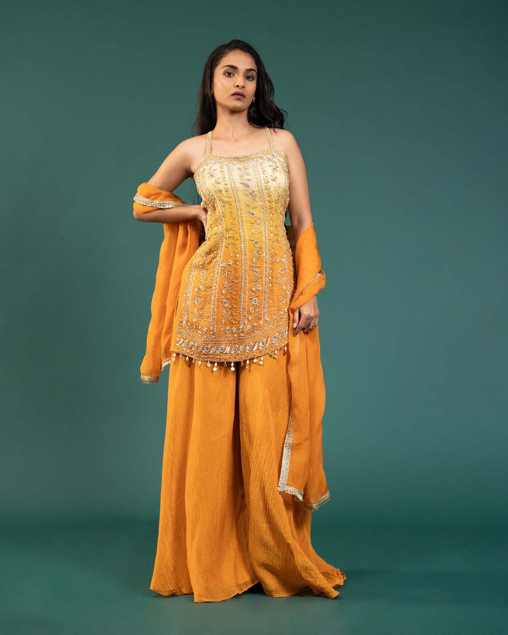MODERN SHARARA SET